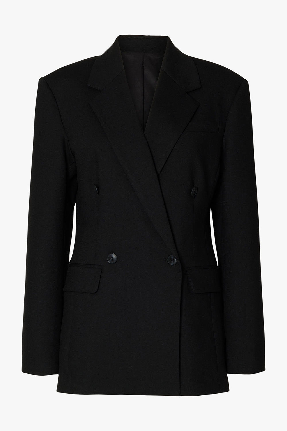 Mara Double Breasted Wool Blazer
