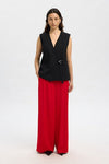 Leonore Wide Trousers Red
