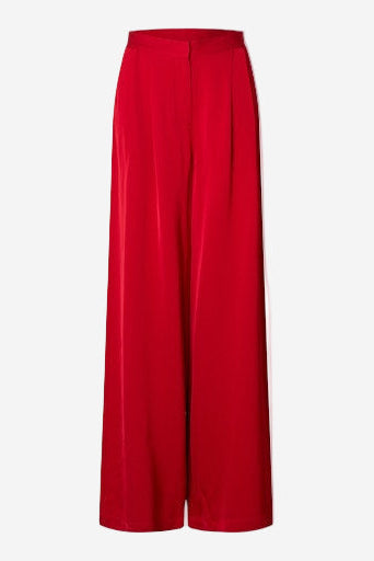 Leonore Wide Trousers Red