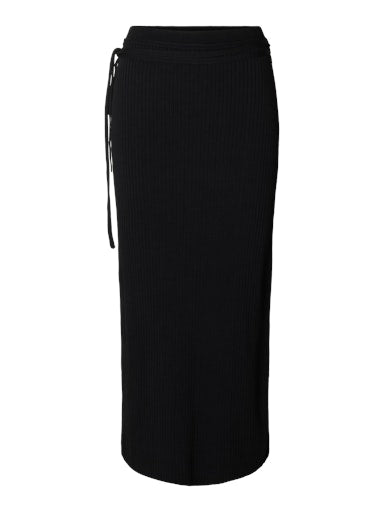 Carly Ankle Skirt Black