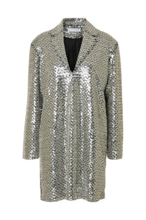 Selima Short Dress Silver
