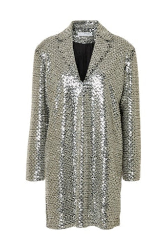 Selima Short Dress Silver