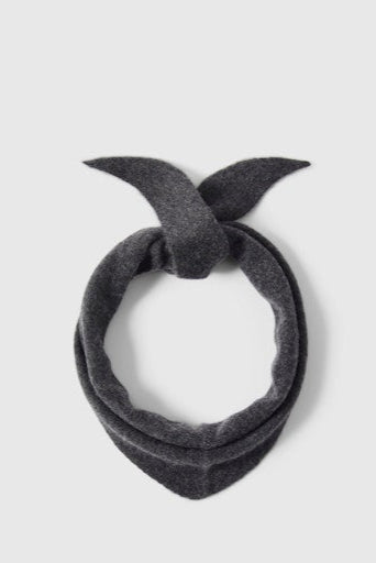 Maria Cashmere Scarf Dark Grey Melange