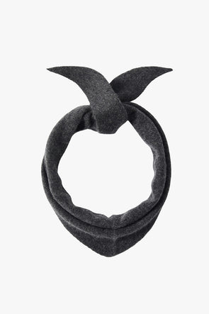 Maria Cashmere Scarf Dark Grey Melange
