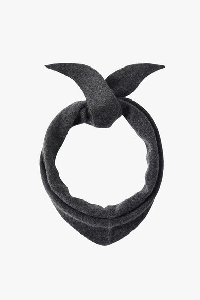 Maria Cashmere Scarf Dark Grey Melange