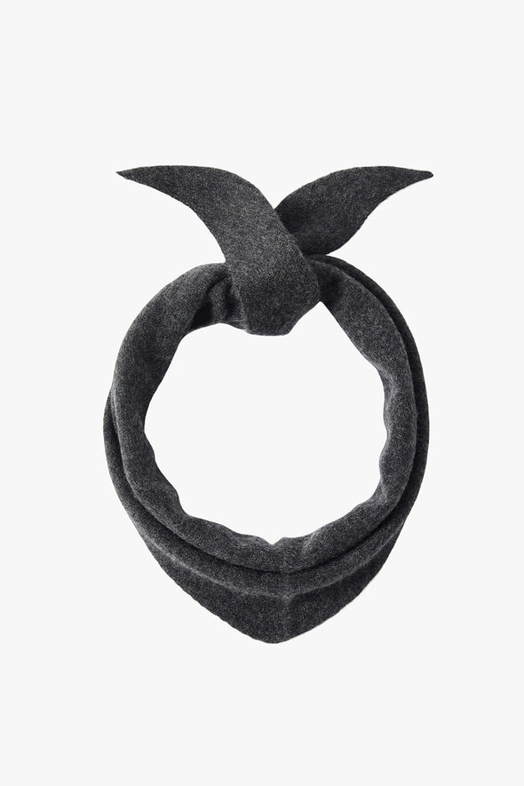 Maria Cashmere Scarf Dark Grey Melange