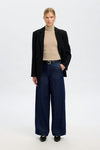 Mella Bora HW Wide Jeans Dark Blue
