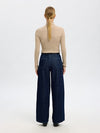 Mella Bora HW Wide Jeans Dark Blue