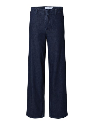 Mella Bora HW Wide Jeans Dark Blue