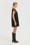 Laren Short Sequins Dress Black
