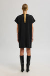 Sandra Short Dress Black/Silver