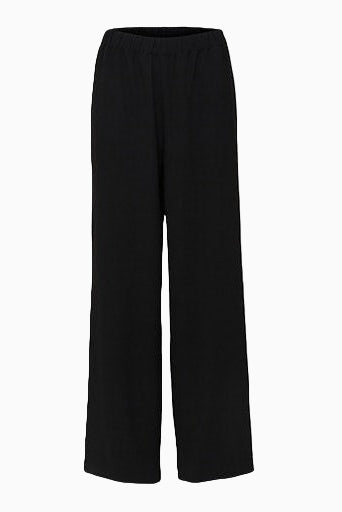 Tinni Relaxed Wide Pants Black
