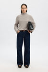 Cille Cashmere High Neck Knit Irish Cream