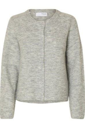 Lulu New Cardigan Light Grey Melange