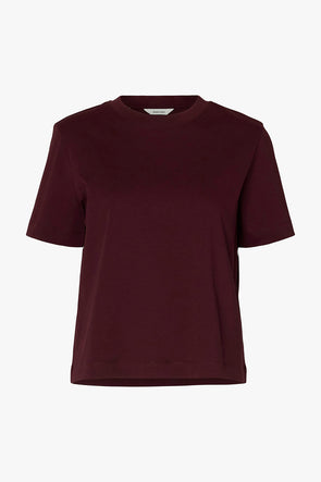 Essential SS Boxy Tee Fig