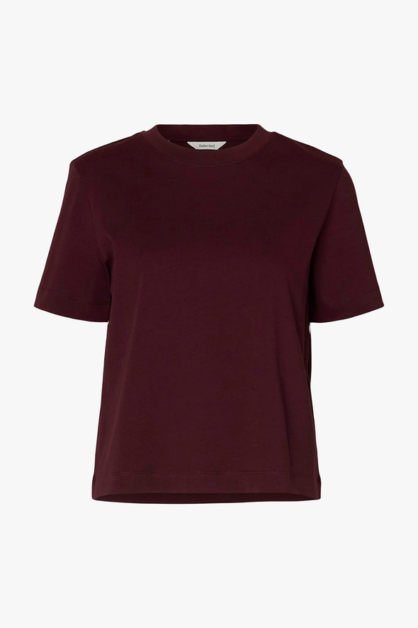 Essential SS Boxy Tee Fig