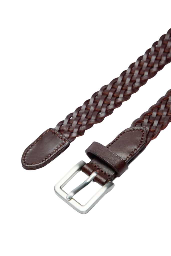 Linea Braided Leather Belt Delicioso