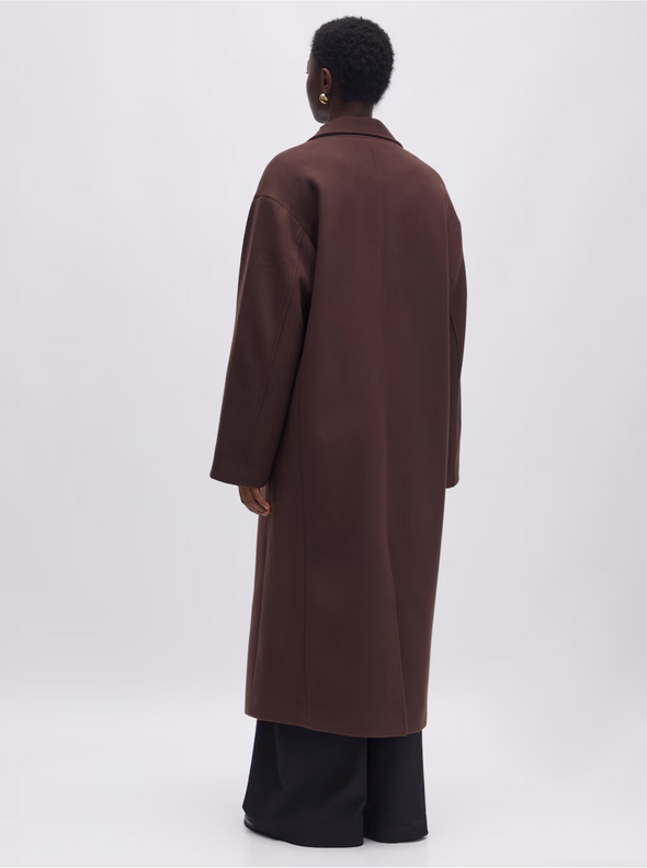 Oversized Haima Coat Chicory Coffee