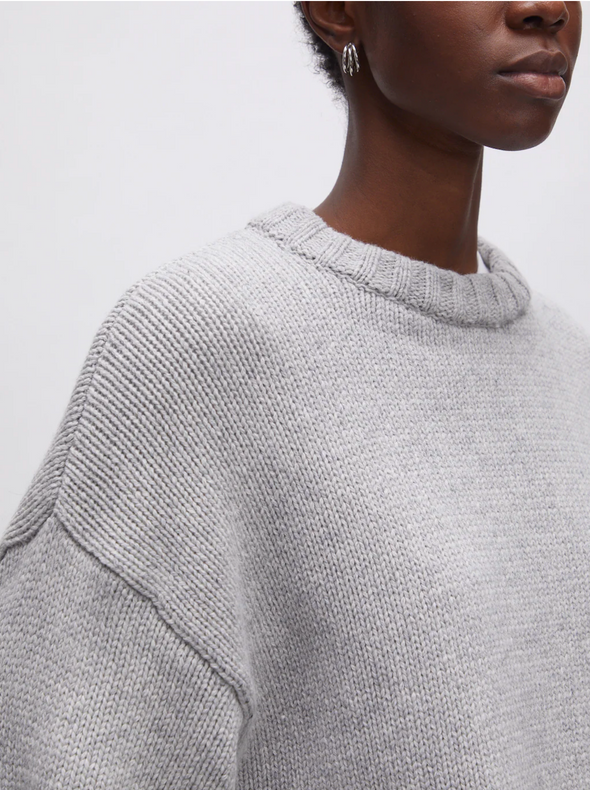 Oversized Christel Jumper Grey Melange