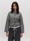 Konny Cardigan Dark Grey Melange