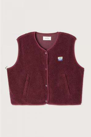 Hoktown Veste Burgundy Melange