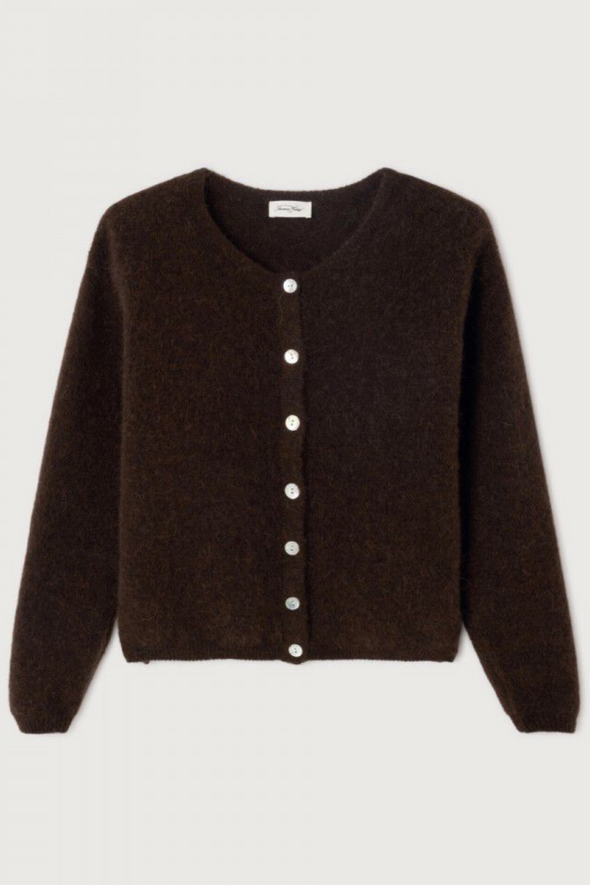 Vitow Cardigan Coffee Melange