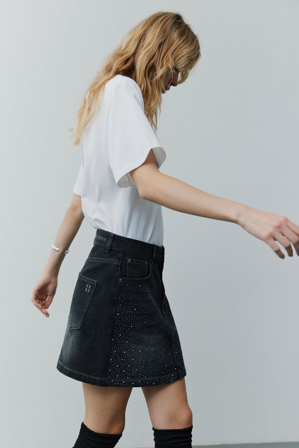 Dandy Skirt Washed Black