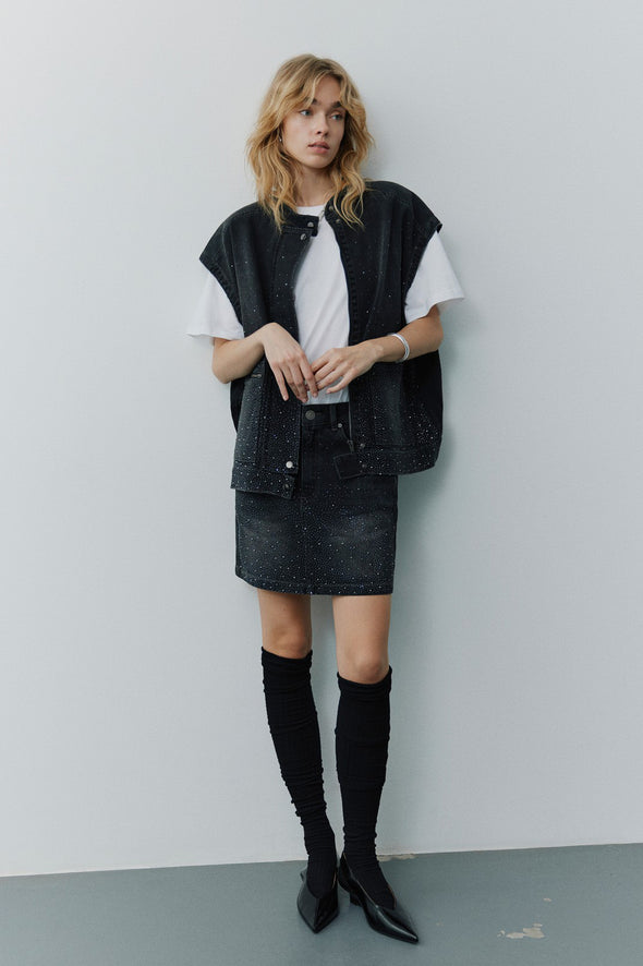Dandy Skirt Washed Black