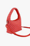 Twist Braided Neoprene Bag Red Coral