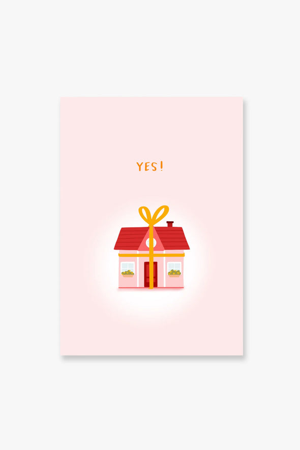 Yes Nieuw Huisje! Card