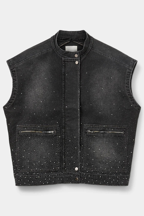 Vega Vest Washed Black