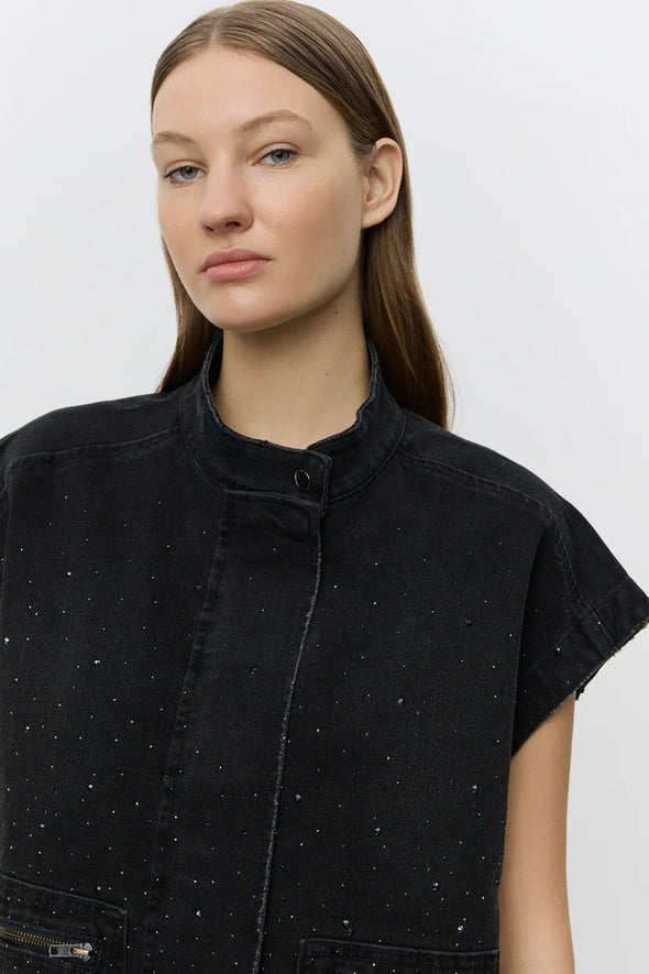 Vega Vest Washed Black