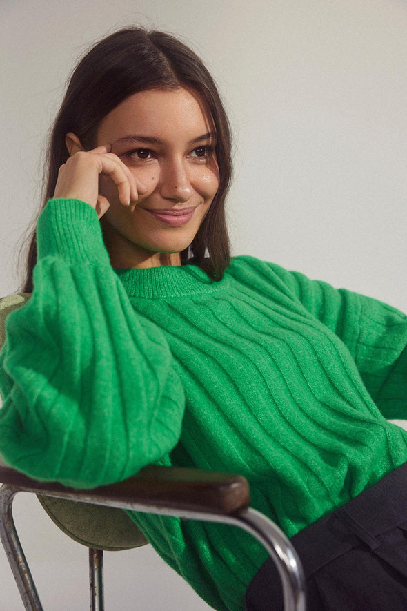 Tycia Knit Bright Green