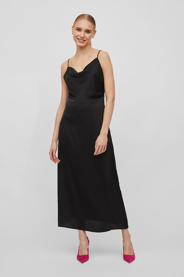 Ravenna Strap Dress Black