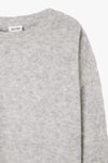 Vitow Knit Light Grey Melange