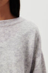 Vitow Knit Light Grey Melange