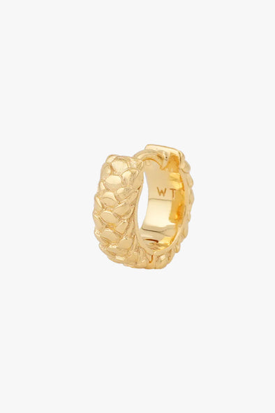 Scales Huggie Goldplated