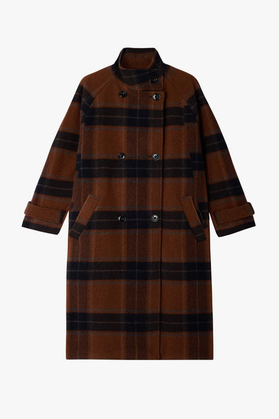 Bleechecks Coat Navyrust
