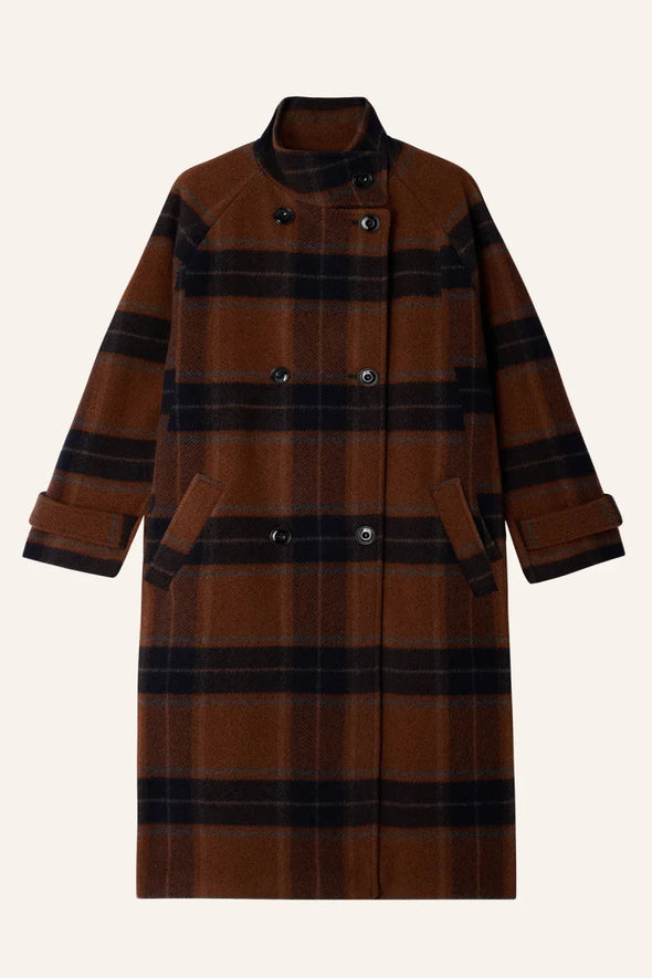 Bleechecks Coat Navyrust