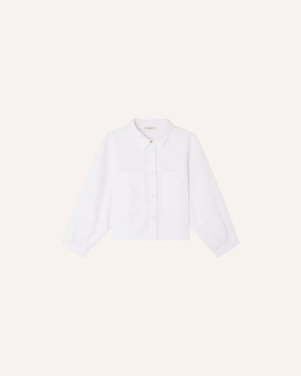 Leone Overshirt Optical White