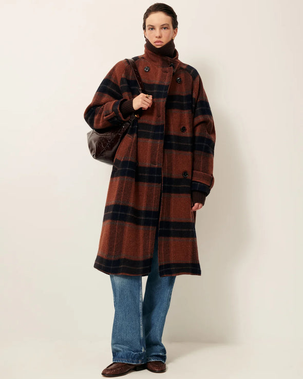 Bleechecks Coat Navyrust
