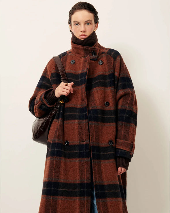 Bleechecks Coat Navyrust