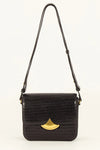 Diviluz Box Bag Black Croco