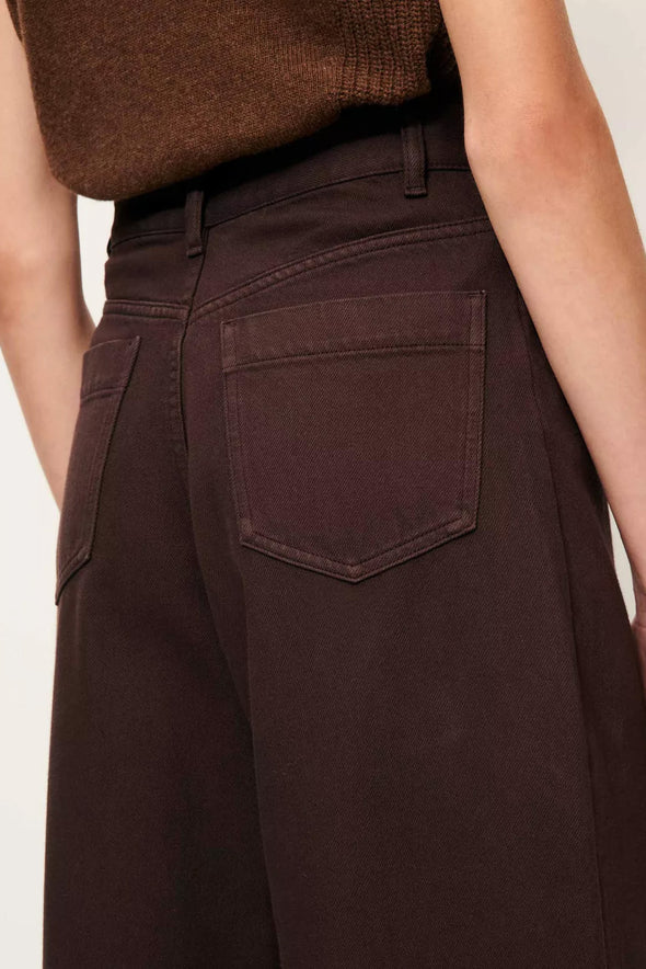 Dalt Denim Trousers Coffea