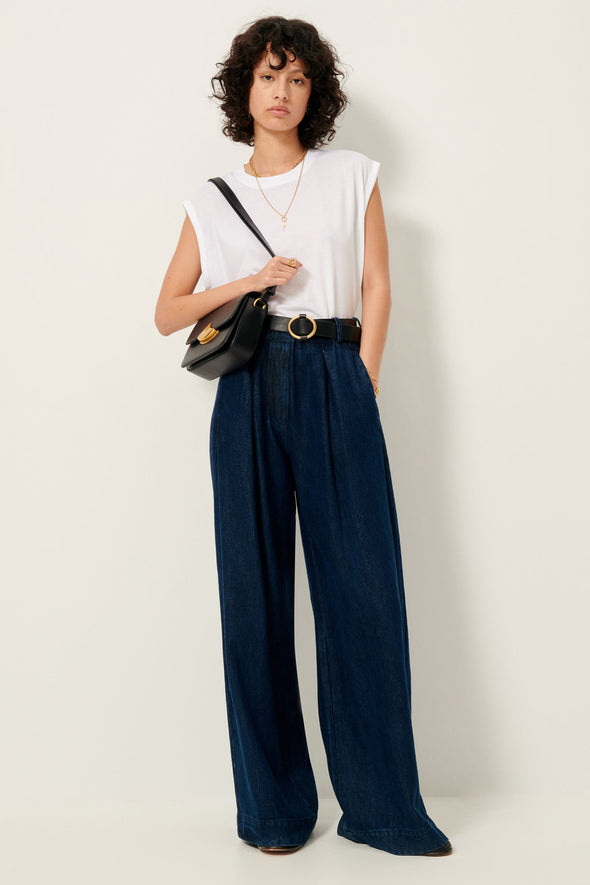 Rinim Trousers Denim Blue