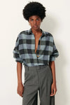 Deliwool Shirt Smocky Blue