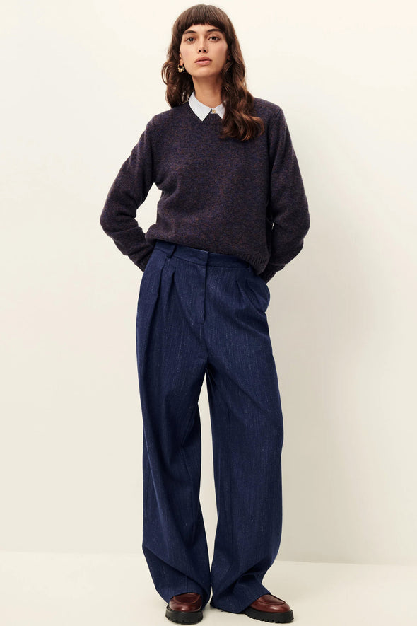 Emile Trousers Queen Blue