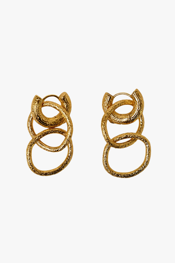 Glenn Earrings Goldplated