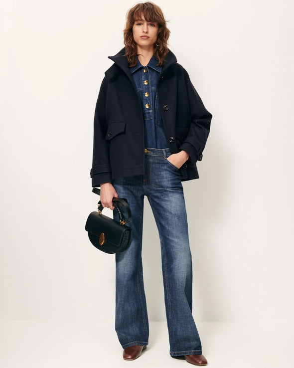 Lee Wooly Coat Navy