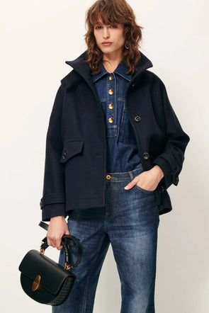 Lee Wooly Coat Navy